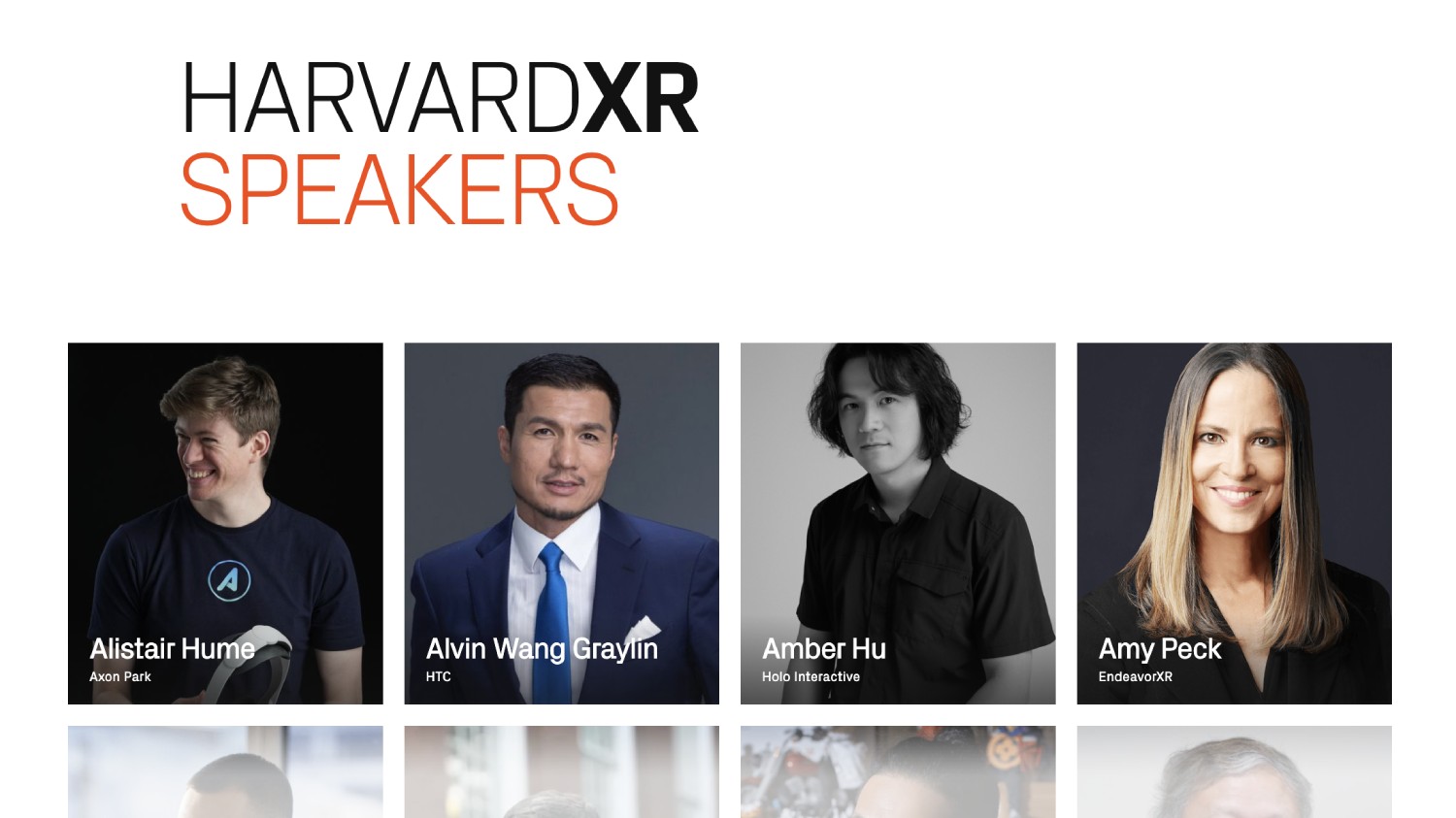 HarvardXR Speakers
